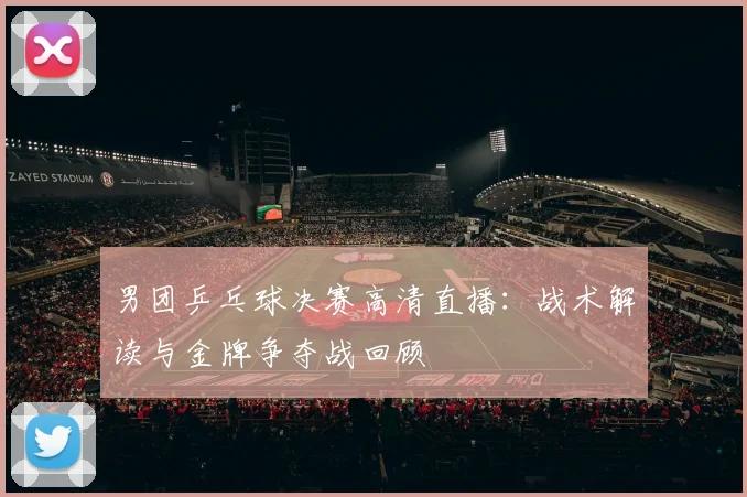 男团乒乓球决赛高清直播：战术解读与金牌争夺战回顾